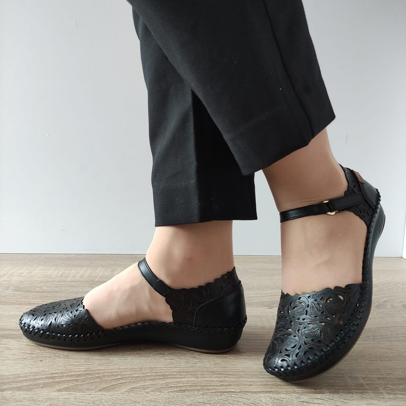 SANDALE CASUAL DAMA PIKOLINOS 655-0906 NEGRE - imagine 3