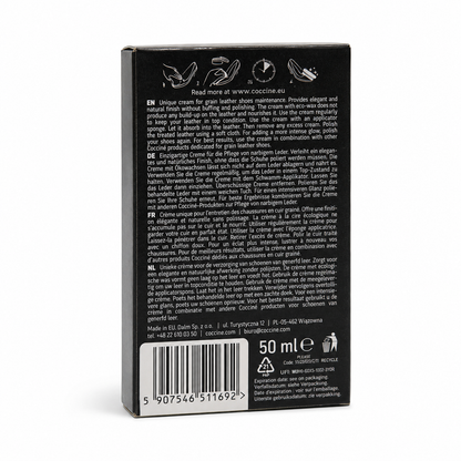 Coccine Cream Elegance Cremă Premium Pantofi Piele Negru 50ml
