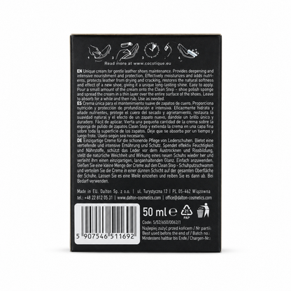 Coccine Cream Elegance Cremă Premium Pantofi Piele Negru 50ml