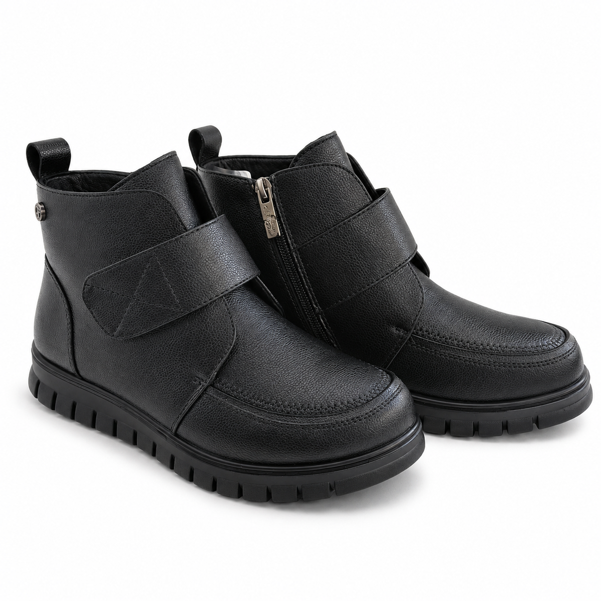 Ghete Casual Damă Pass M530004 01-N Negre - vedere 13/17