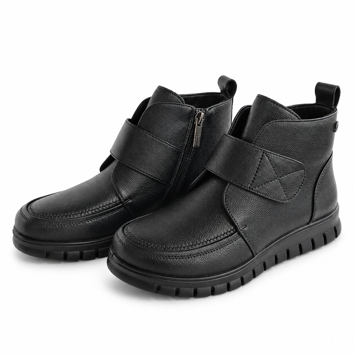 Ghete Casual Damă Pass M530004 01-N Negre - vedere 16/17