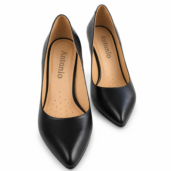 Pantofi Eleganți Damă Antonio 3527 Negri - vedere 5/6