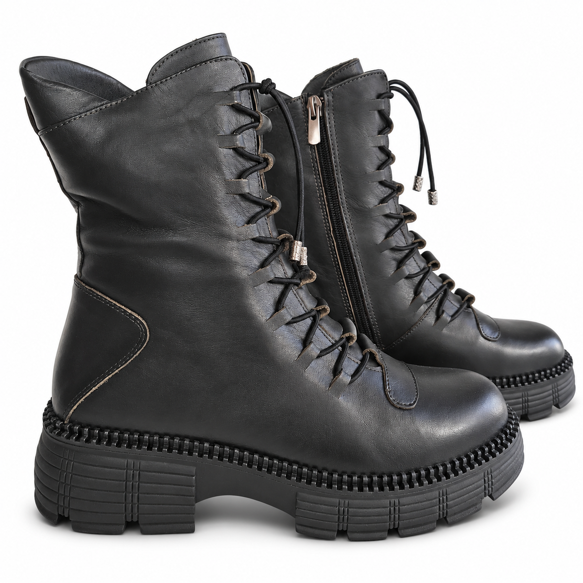 GHETE CASUAL DAMA DOGATI 5779 VERDE KAKI - vedere 4/6