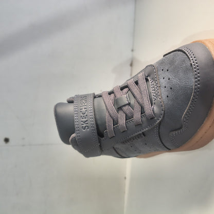 Ghete Sport Băieți Skechers Quick Street City Hi 418027L Gri Antracit - poza receptie