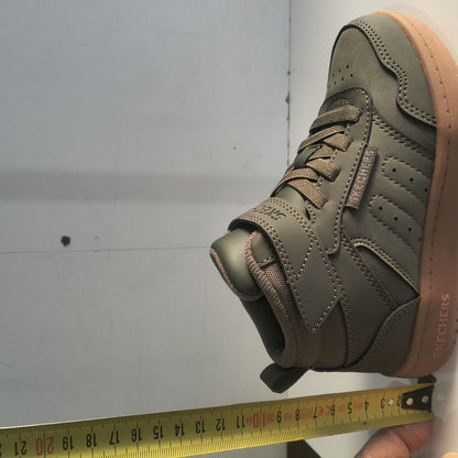 Ghete Sport Băieți Skechers Quick Street City Hi 418027L Verde Oliv - poza receptie