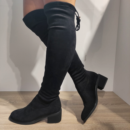 CIZME CASUAL DAMA FORMAZIONE 8608-2 NEGRE VELUR