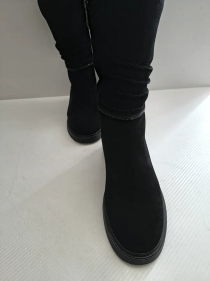 CIZME CASUAL DAMA KARISMA 70026B 01-I NEGRE VELUR