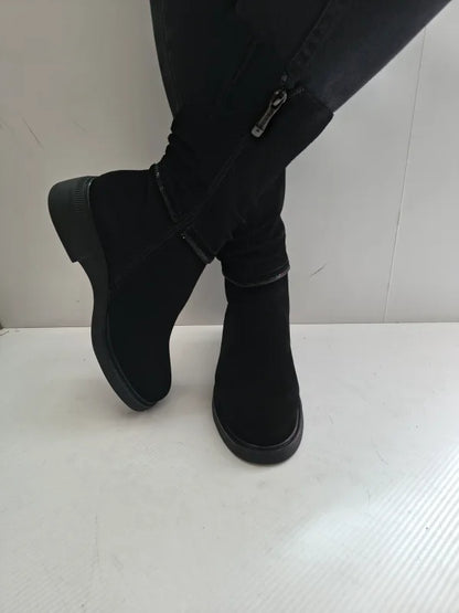 CIZME CASUAL DAMA KARISMA 70026B 01-I NEGRE VELUR