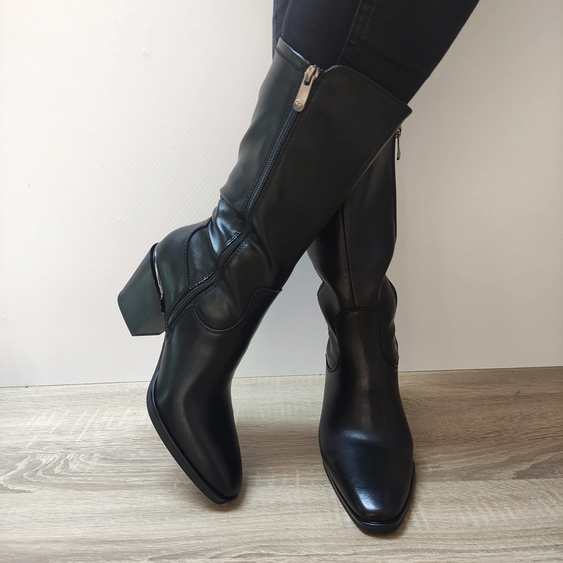 CIZME CASUAL DAMA MARCO TOZZI 25084-41 NEGRE - imagine 4