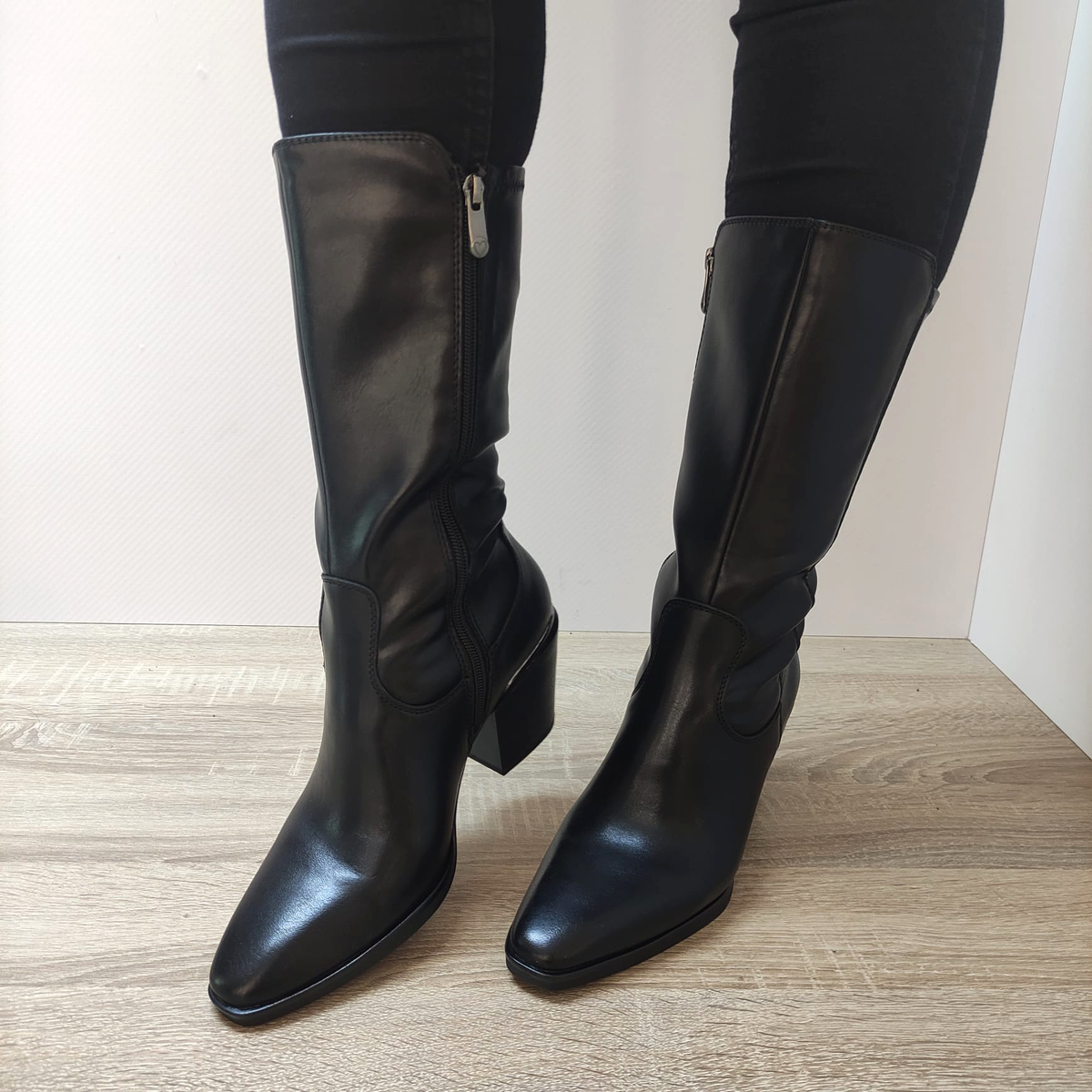 CIZME CASUAL DAMA MARCO TOZZI 25084-41 NEGRE - imagine 5