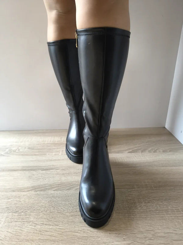 CIZME CASUAL DAMA MARCO TOZZI 25622-45 001 NEGRE - imagine 3