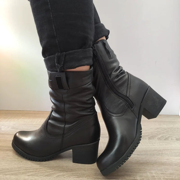 CIZME CASUAL DAMA NICOLIS 151859 NEGRE - imagine 2
