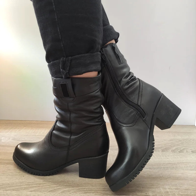 CIZME CASUAL DAMA NICOLIS 151859 NEGRE - imagine 2