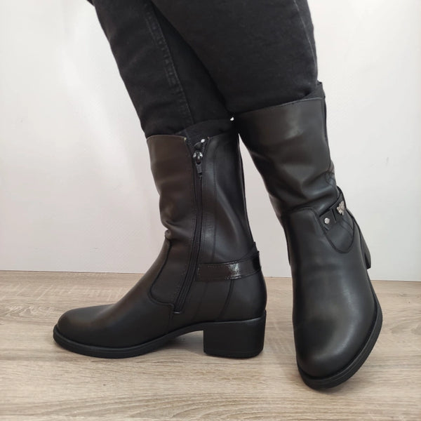 CIZME CASUAL DAMA NICOLIS 31214 NEGRE - imagine 4