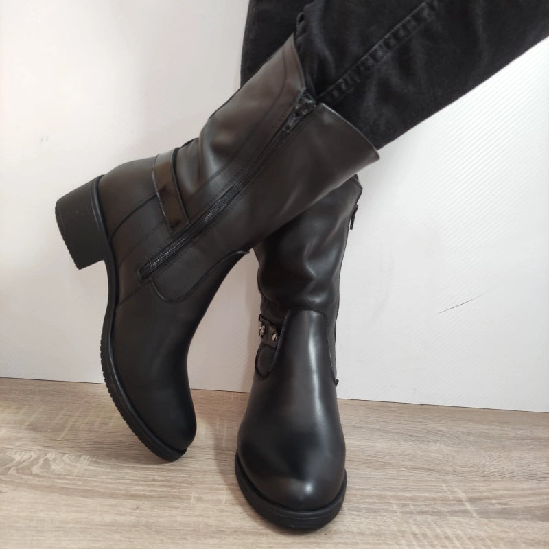 CIZME CASUAL DAMA NICOLIS 31214 NEGRE - imagine 5