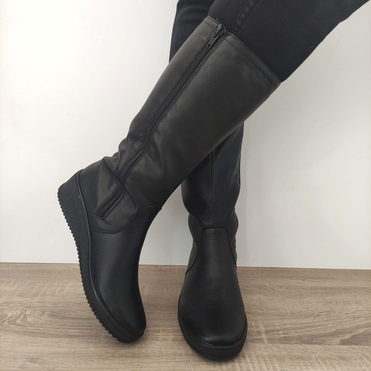 CIZME CASUAL DAMA RIEKER Y4470-01 NEGRE