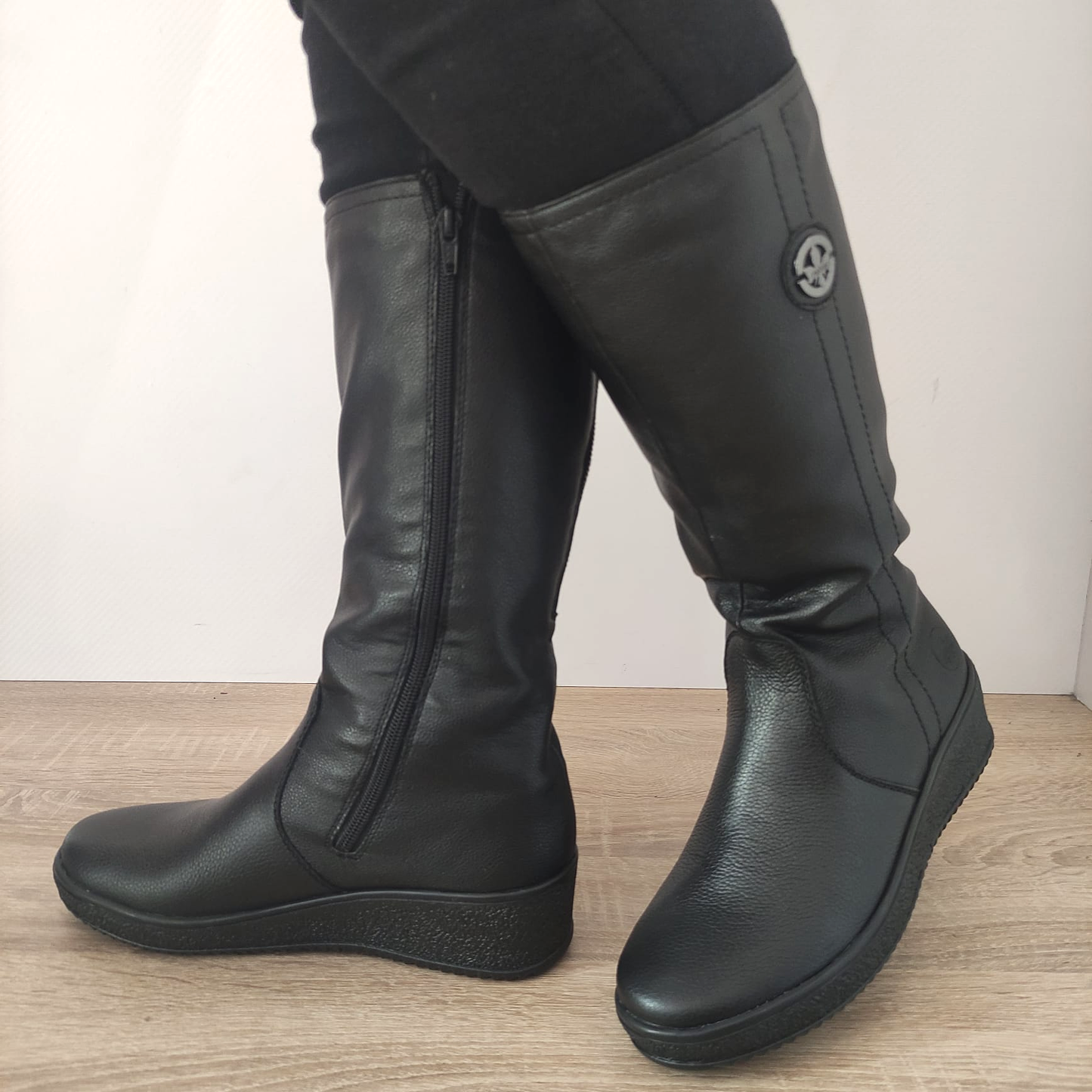 CIZME CASUAL DAMA RIEKER Y4470-01 NEGRE