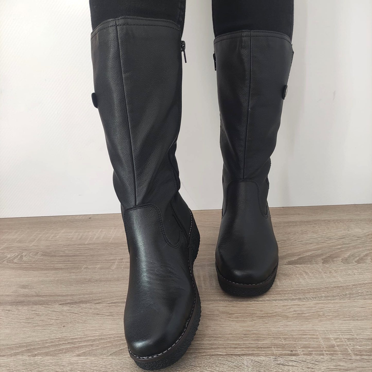 CIZME CASUAL DAMA RIEKER Y4655-00 NEGRE