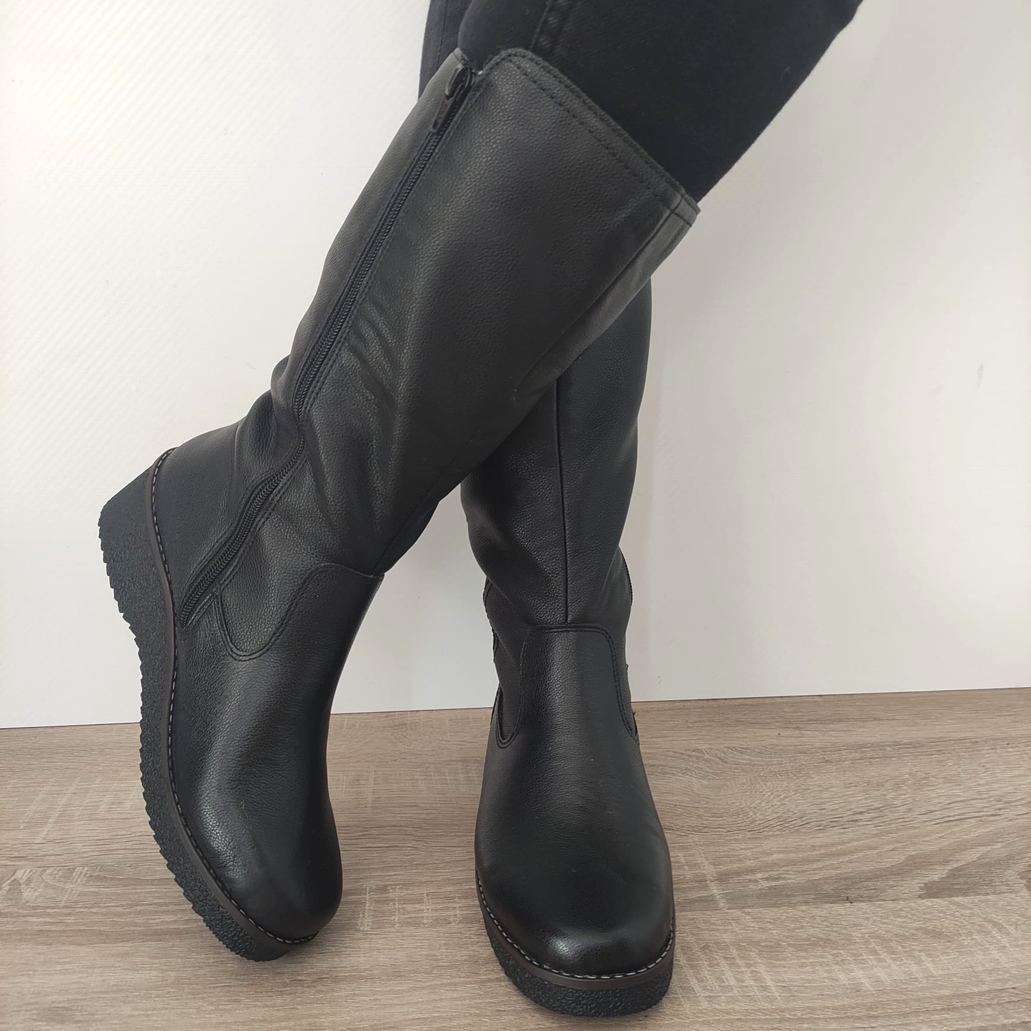 CIZME CASUAL DAMA RIEKER Y4655-00 NEGRE