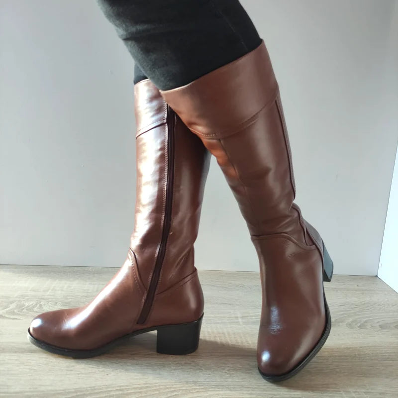 CIZME ELEGANTE DAMA CAPRICE 25500-41 MARO CONIAC