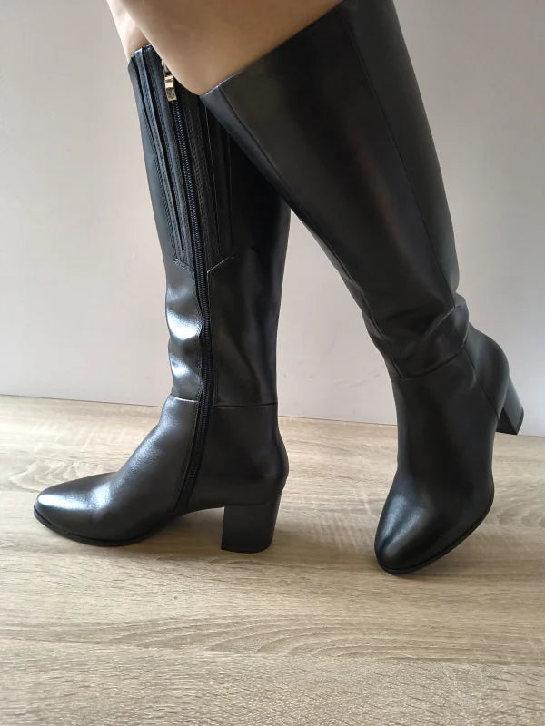 CIZME ELEGANTE DAMA CAPRICE 25502-45 022 NEGRE