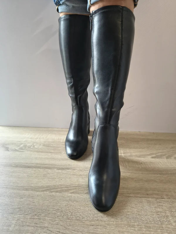 CIZME ELEGANTE DAMA TAMARIS 25527-45 001 NEGRE - imagine 3