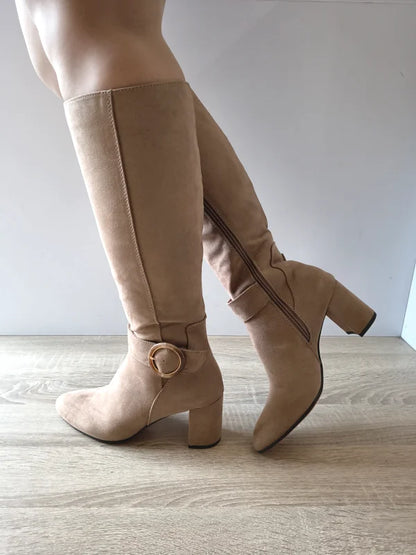 CIZME ELEGANTE DAMA TAMARIS 25528-45 400 BEJ VELUR