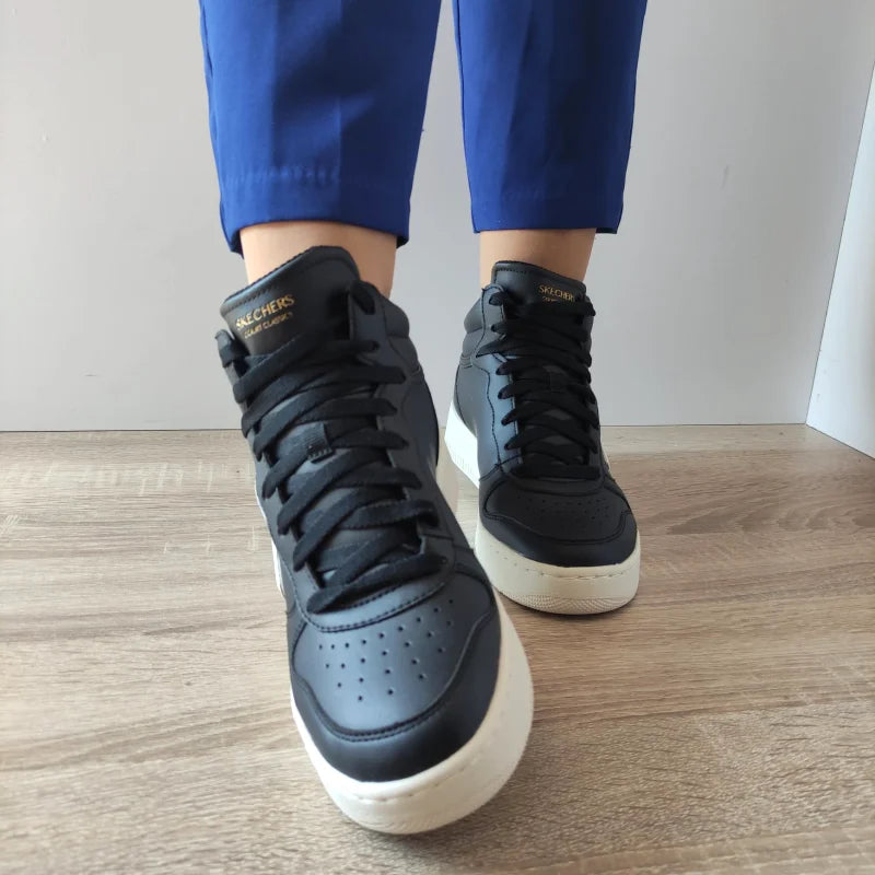 GHETE CASUAL ADOLESCENTI SKECHERS 185031 BKNT - imagine 5