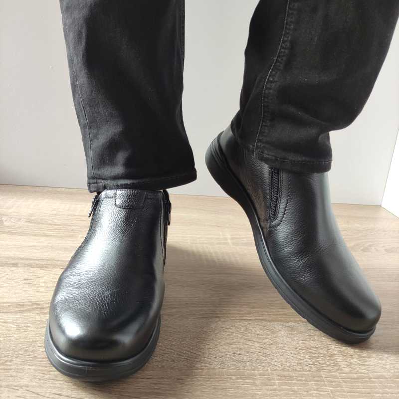GHETE CASUAL BARBATI CAPRICE 16400-43 NEGRE - imagine 3