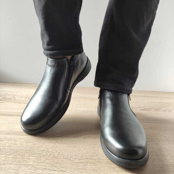 GHETE CASUAL BARBATI CAPRICE 16400-43 NEGRE - imagine 4