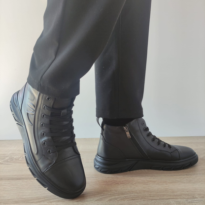 GHETE CASUAL BARBATI FRANCO GERARDO 1001 NEGRE