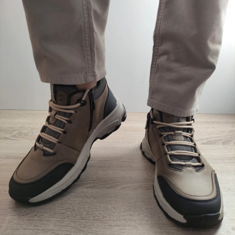 GHETE CASUAL BARBATI FRANCO GERARDO 53122 KAKI - imagine 4