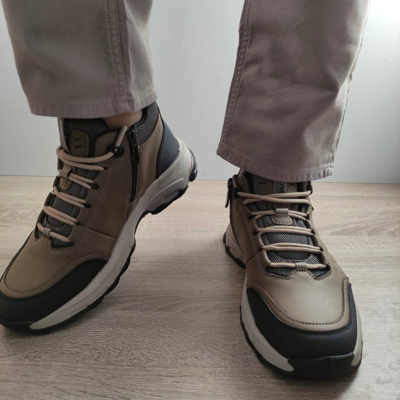 GHETE CASUAL BARBATI FRANCO GERARDO 53122 KAKI - imagine 6