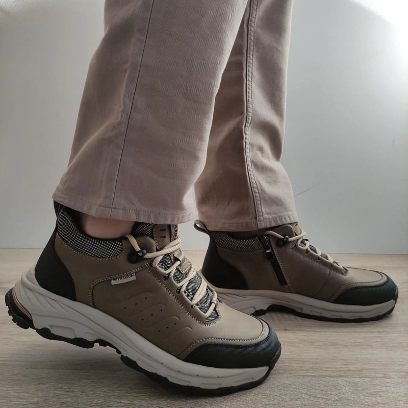 GHETE CASUAL BARBATI FRANCO GERARDO 53122 KAKI - imagine 2