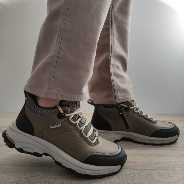 GHETE CASUAL BARBATI FRANCO GERARDO 53122 KAKI - imagine 2