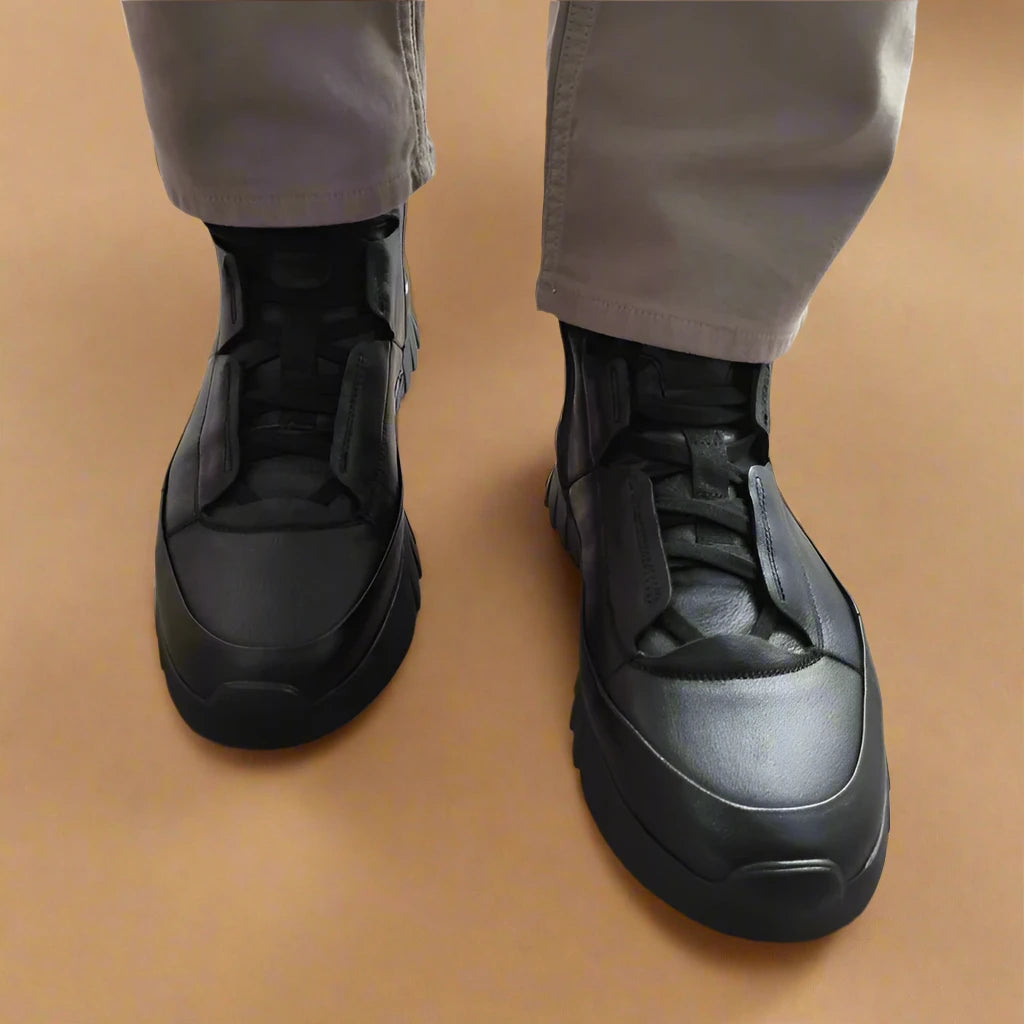 GHETE CASUAL BARBATI FRANCO GERARDO 5601 NEGRE - imagine 4