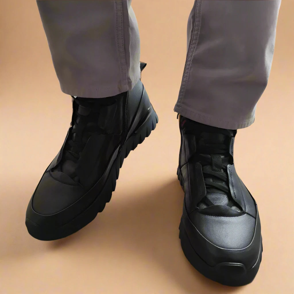 GHETE CASUAL BARBATI FRANCO GERARDO 5601 NEGRE - imagine 6