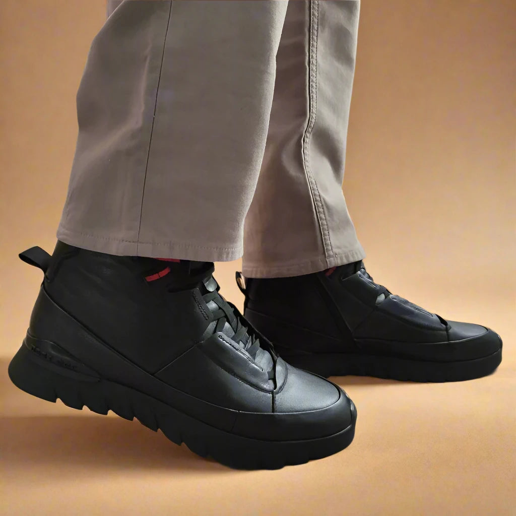GHETE CASUAL BARBATI FRANCO GERARDO 5601 NEGRE - imagine 2
