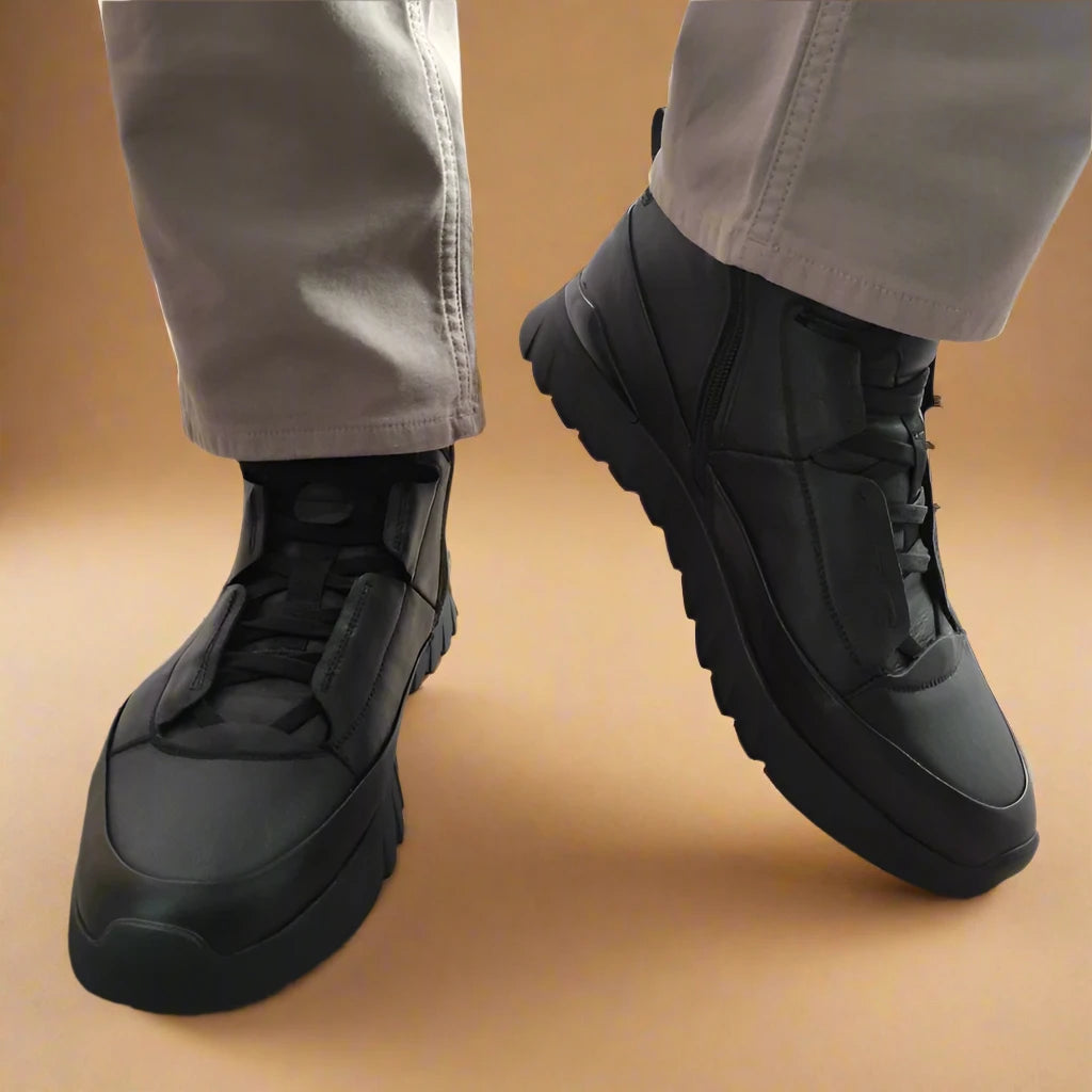 GHETE CASUAL BARBATI FRANCO GERARDO 5601 NEGRE - imagine 3