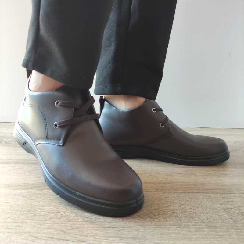 GHETE CASUAL BARBATI MELS 1M2570 MARO COFFEE - imagine 5