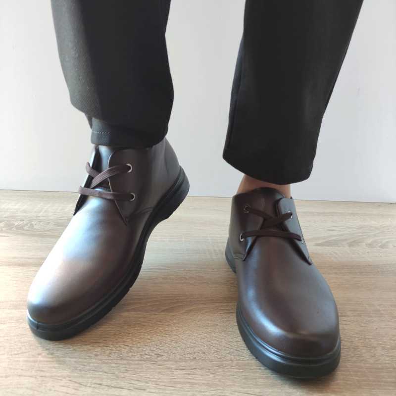 GHETE CASUAL BARBATI MELS 1M2570 MARO COFFEE - imagine 4