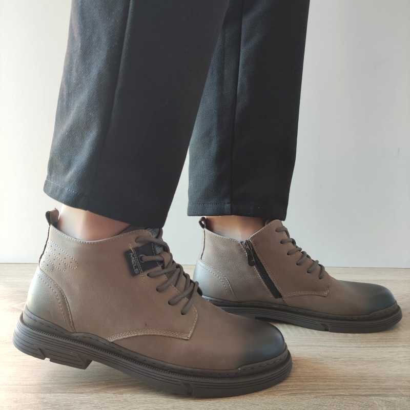 GHETE CASUAL BARBATI MELS 806002 GRI - imagine 2