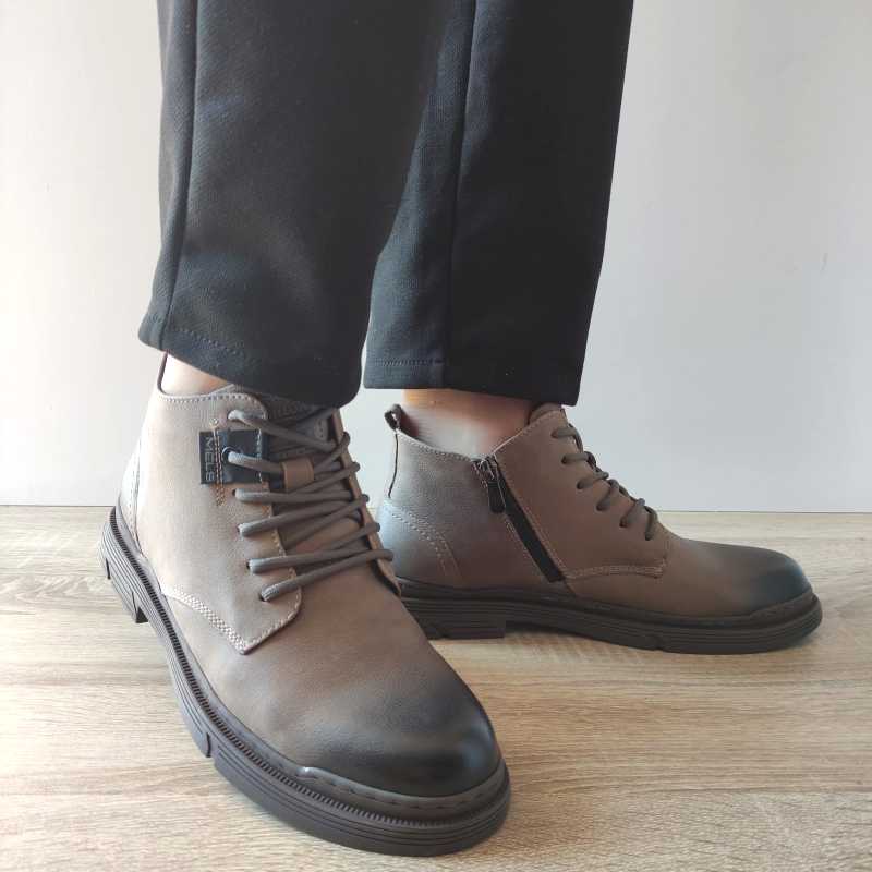 GHETE CASUAL BARBATI MELS 806002 GRI - imagine 3