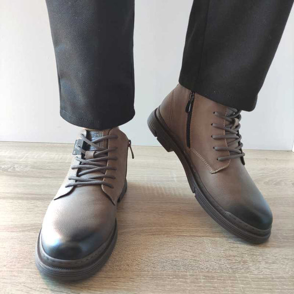 GHETE CASUAL BARBATI MELS 806002 GRI - imagine 4