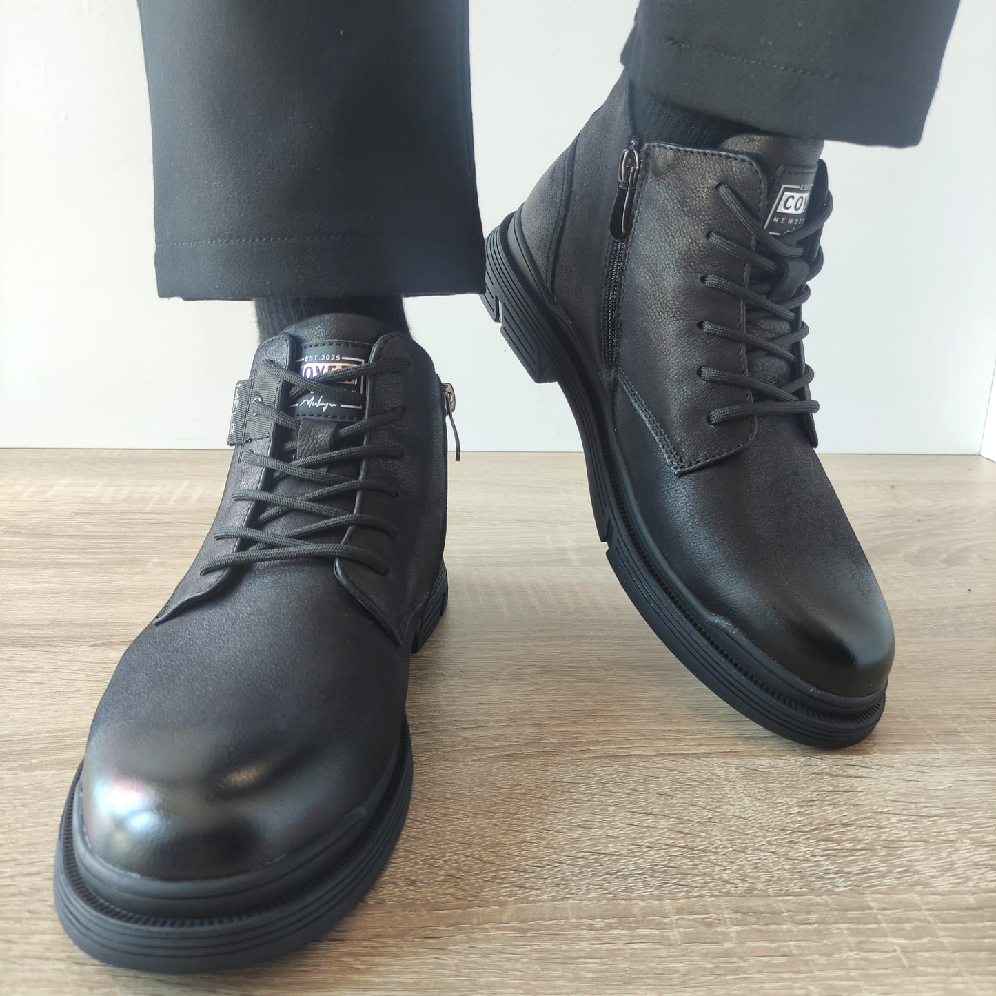 GHETE CASUAL BARBATI MELS 806002 NEGRE