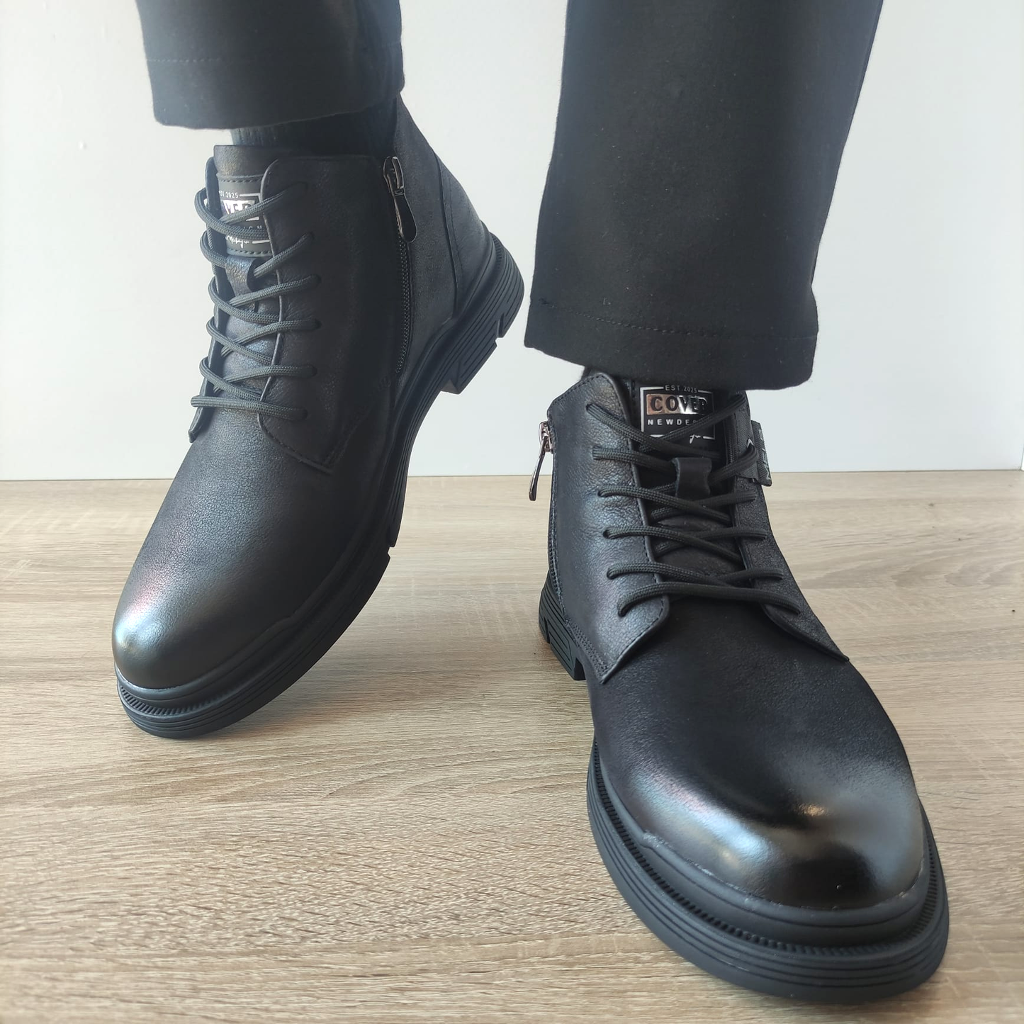 GHETE CASUAL BARBATI MELS 806002 NEGRE