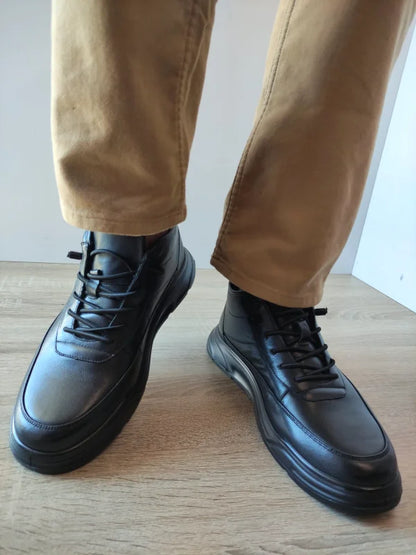 GHETE CASUAL BARBATI MELS 919098-F NEGRE