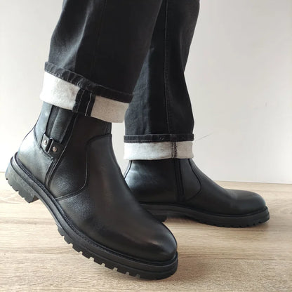 GHETE CASUAL BARBATI MELS Y63-320 NEGRE