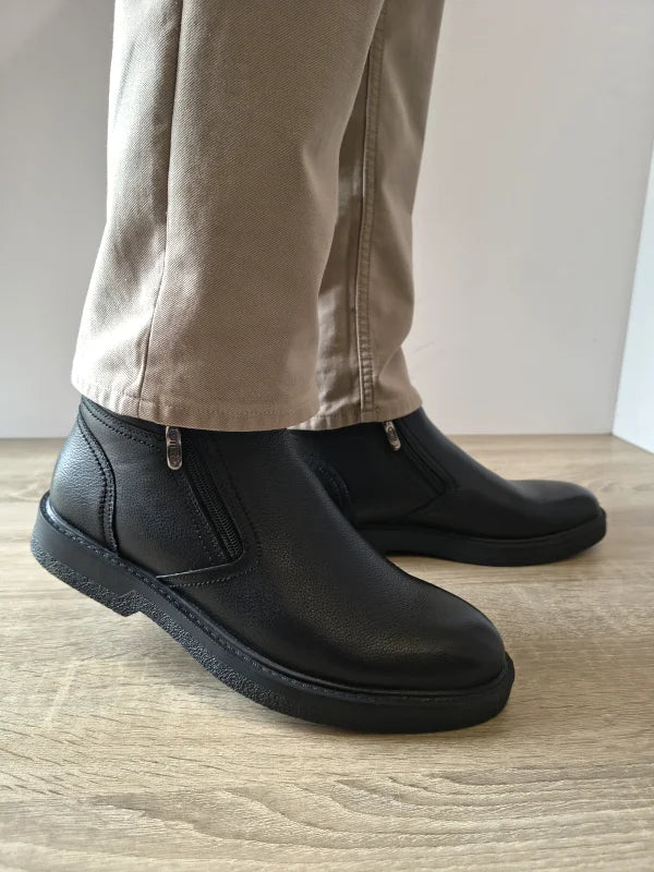 GHETE CASUAL BARBATI OTTER 170013 01-N NEGRE - imagine 6