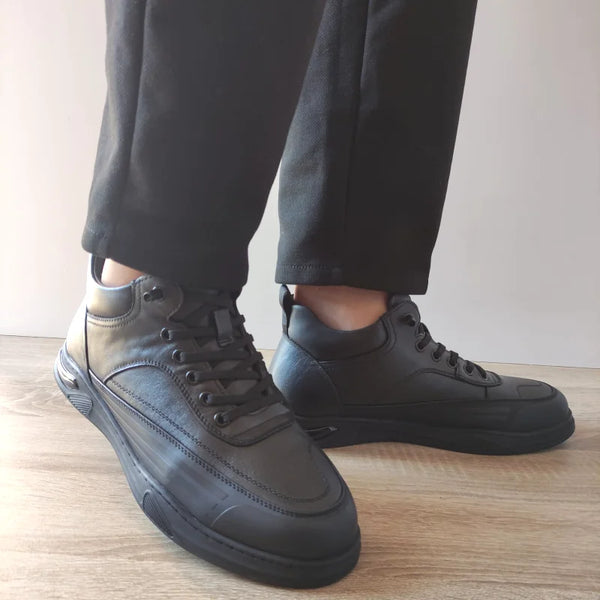 GHETE CASUAL BARBATI OTTER 50019B 01-N NEGRE - imagine 5